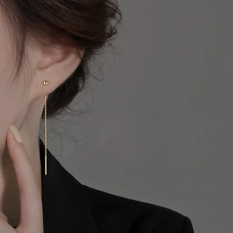 Linéa Minimalist Tassel Earrings