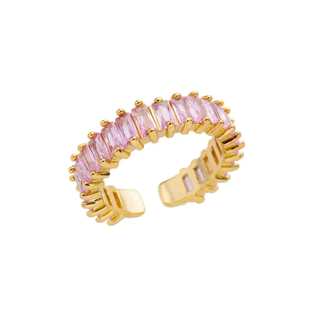 Stainless Steel Gold Rings Set