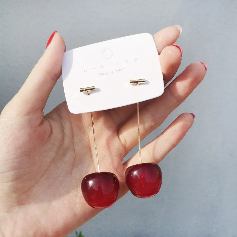Ethereal Heart Tassel Earrings