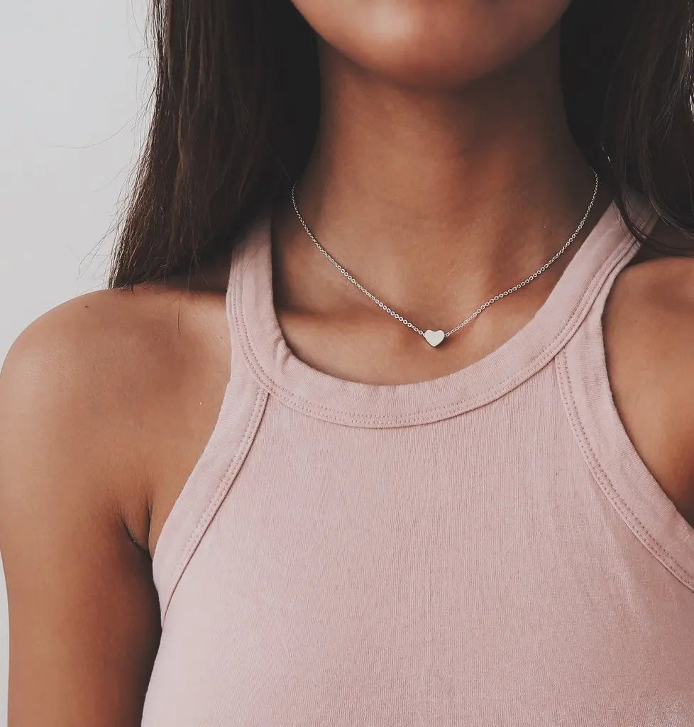 Silver Butterfly Pendant Necklace