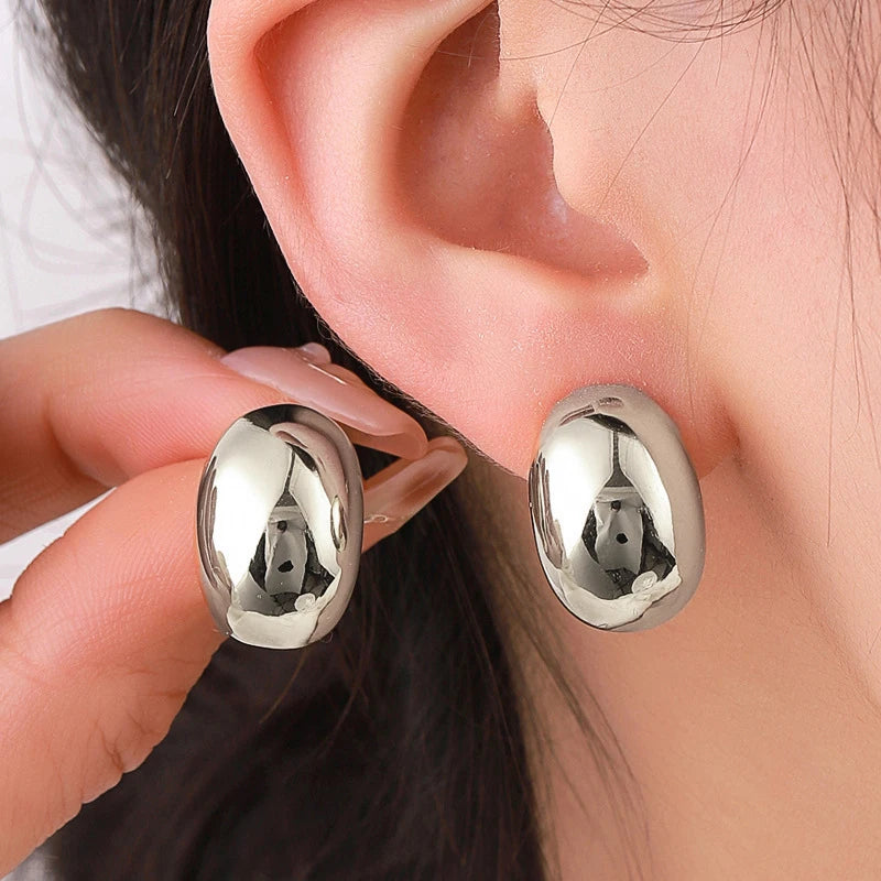 Golden Bean Chic Earrings