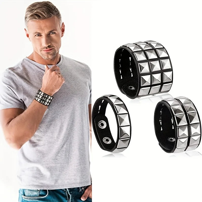 Rebel Edge Studded Bracelet