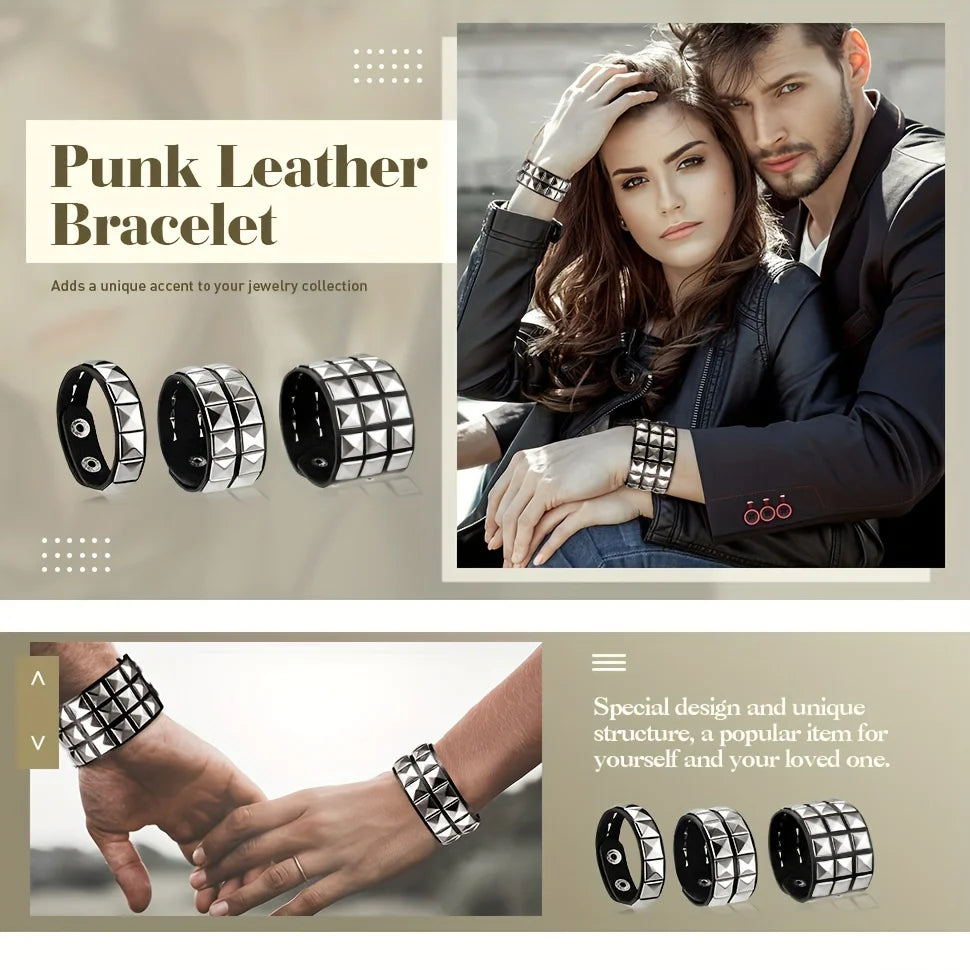 Rebel Edge Studded Bracelet
