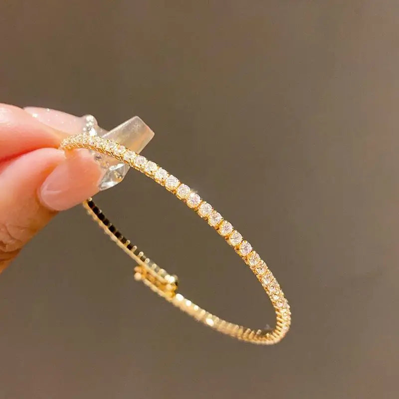 Radiance Knot Zircon Cuff Bracelet