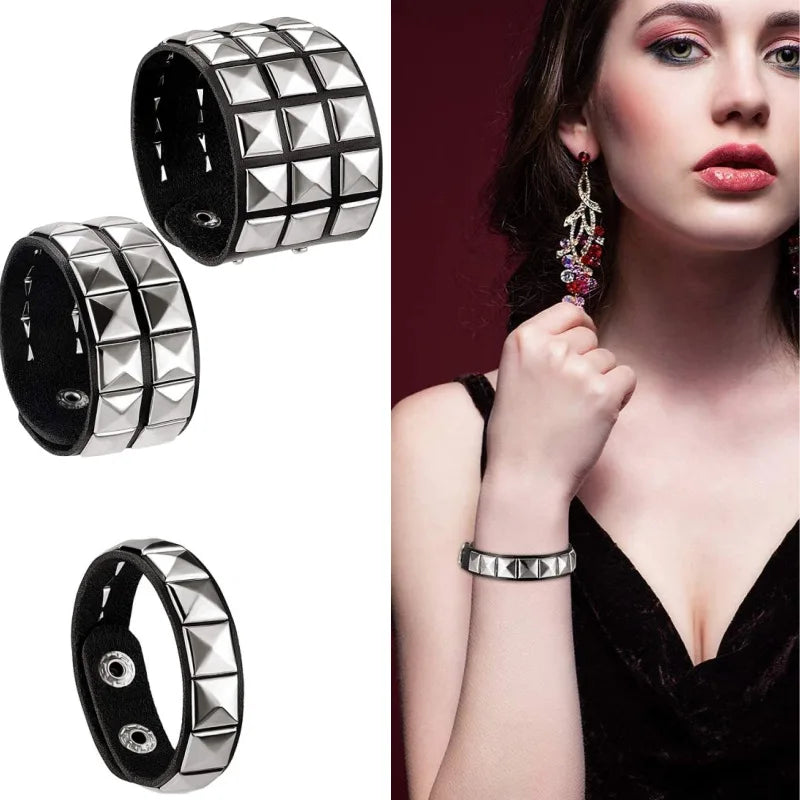Rebel Edge Studded Bracelet