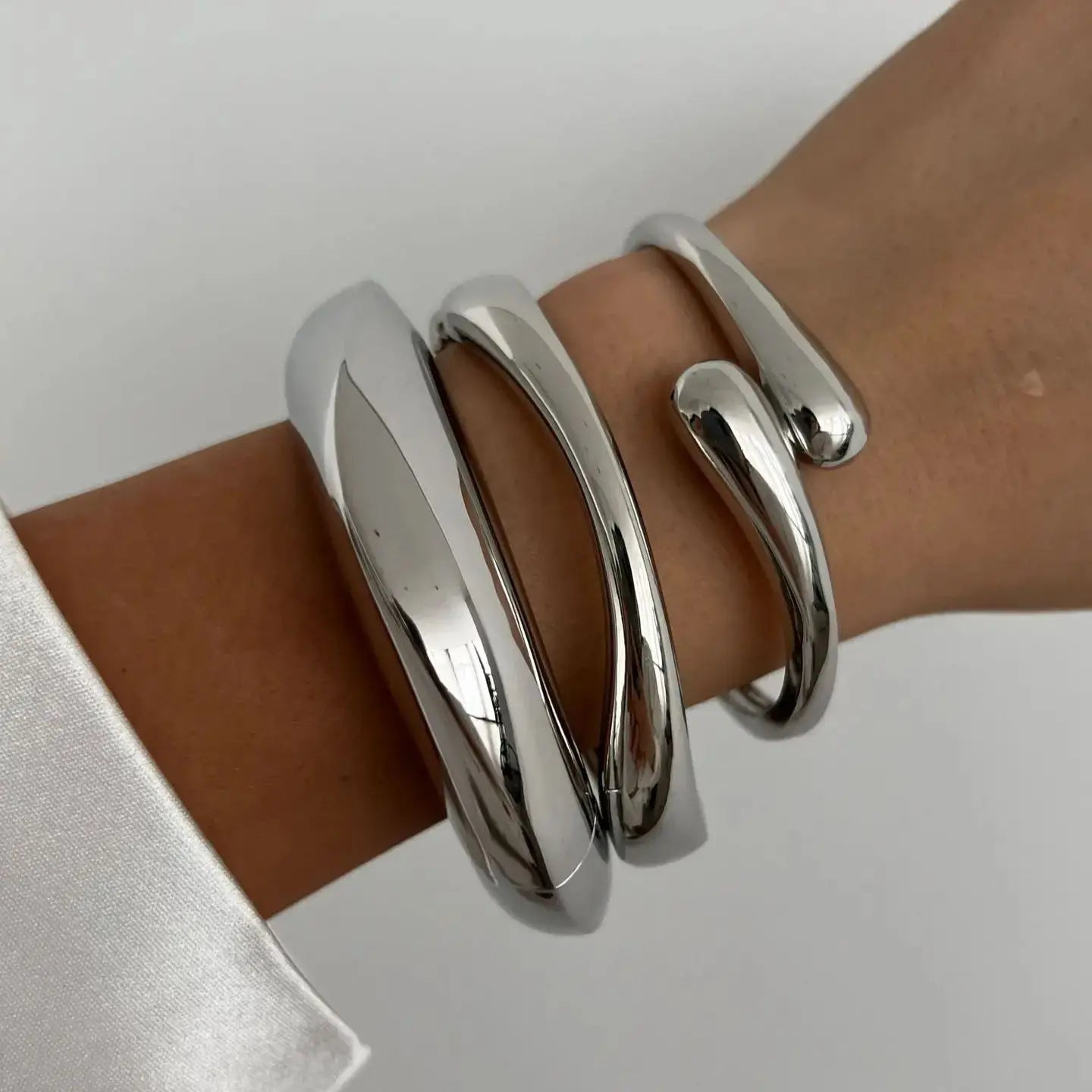 Sculptura Bold Cuff Set – 3 Styles Bracelet