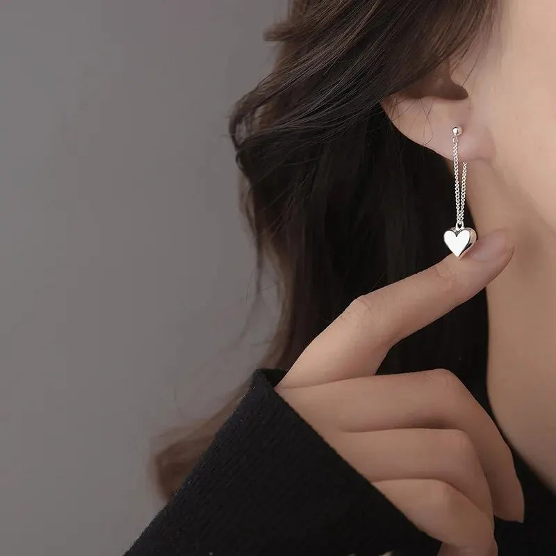 Eternal Heart Drop Earrings