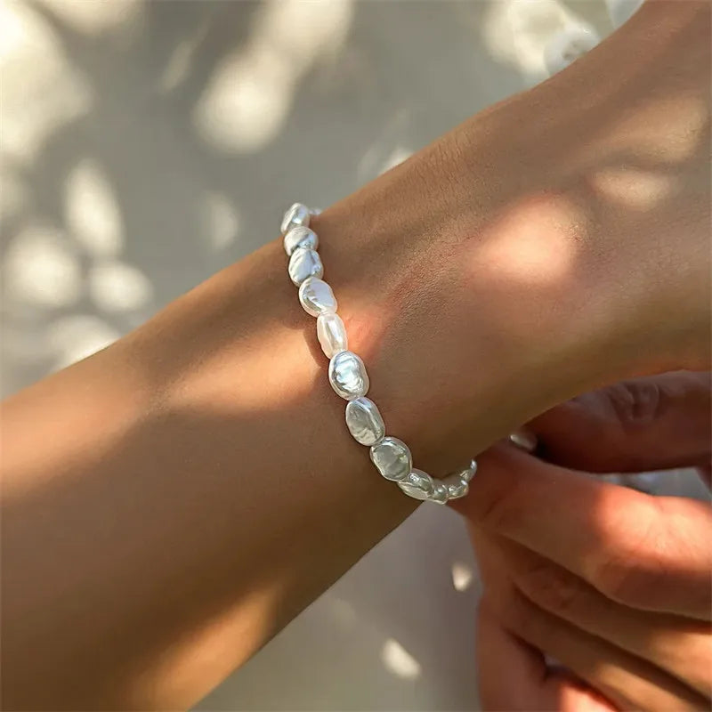 Elegant Pearl Choker Necklace