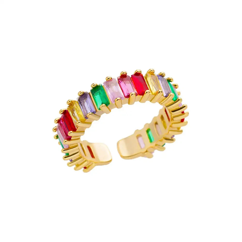 Stainless Steel Gold Rings Set