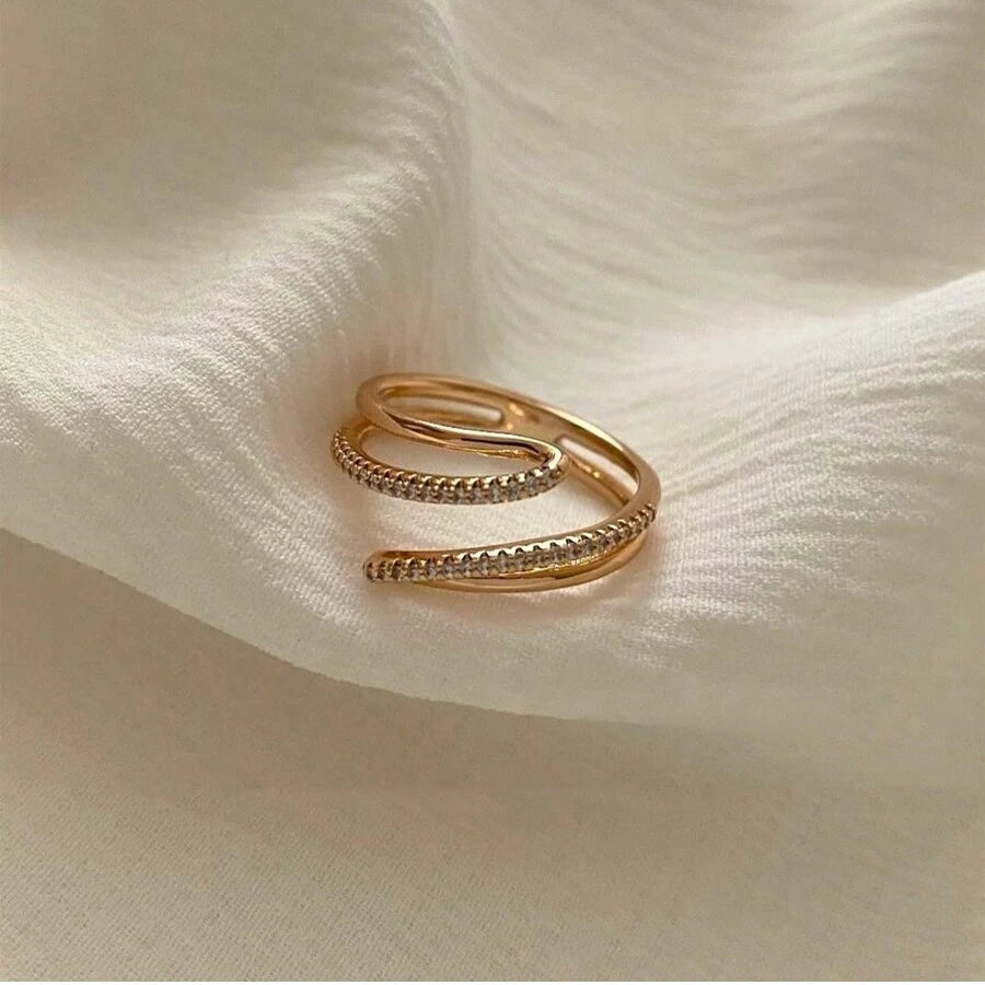 18K Gold Plated Stainless Steel Rings
