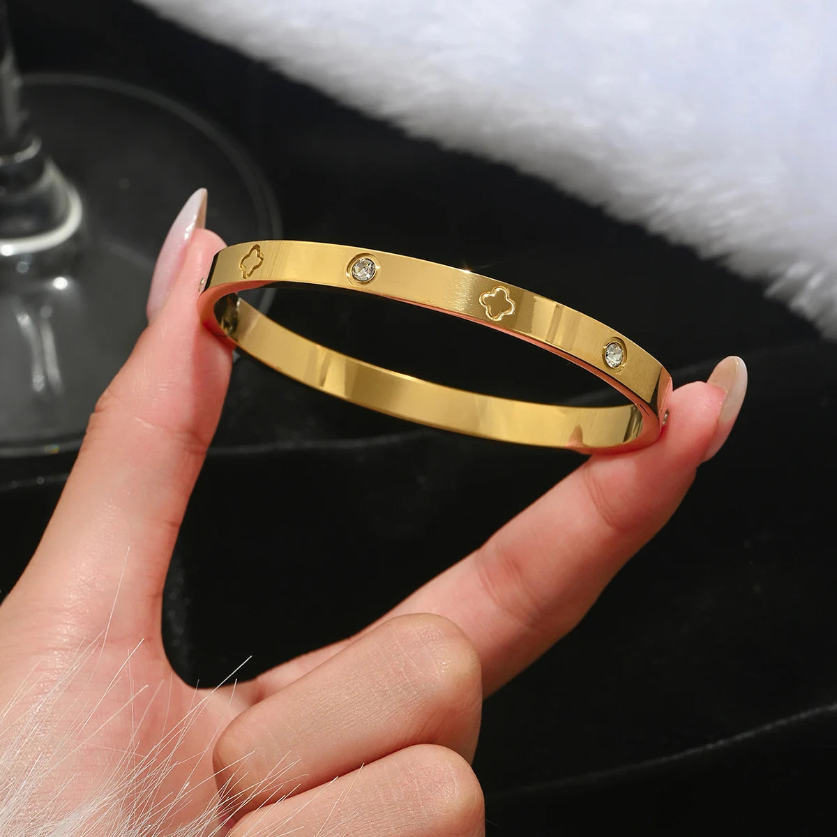 Luxe Fortune Bangle Set Bracelet