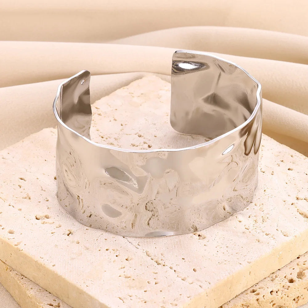 Golden Muse Statement Cuff Collection Bracelet